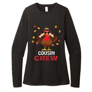 Cousin Crew Turkey Family Thanksgiving Pajamas Matching Gift Cute Gift Womens CVC Long Sleeve Shirt