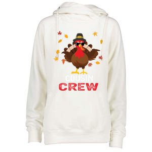 Cousin Crew Turkey Family Thanksgiving Pajamas Matching Gift Cute Gift Womens Funnel Neck Pullover Hood