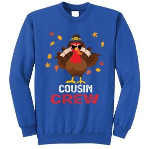 Cousin Crew Turkey Family Thanksgiving Pajamas Matching Gift Cute Gift Sweatshirt