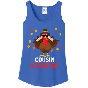 Cousin Crew Turkey Family Thanksgiving Pajamas Matching Gift Cute Gift Ladies Essential Tank