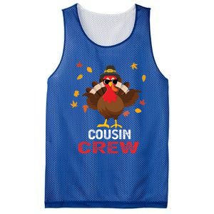 Cousin Crew Turkey Family Thanksgiving Pajamas Matching Gift Cute Gift Mesh Reversible Basketball Jersey Tank