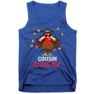 Cousin Crew Turkey Family Thanksgiving Pajamas Matching Gift Cute Gift Tank Top