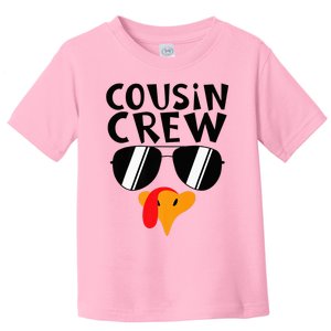 Cousin Crew Turkey Thanksgiving Kids Turkey Cousin Crew Toddler T-Shirt