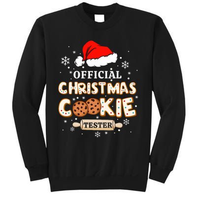 Christmas Cookie Tester Taster Baking Crew Sweatshirt