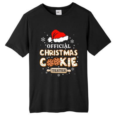 Christmas Cookie Tester Taster Baking Crew Tall Fusion ChromaSoft Performance T-Shirt