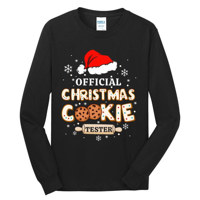 Christmas Cookie Tester Taster Baking Crew Tall Long Sleeve T-Shirt