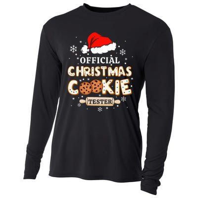 Christmas Cookie Tester Taster Baking Crew Cooling Performance Long Sleeve Crew