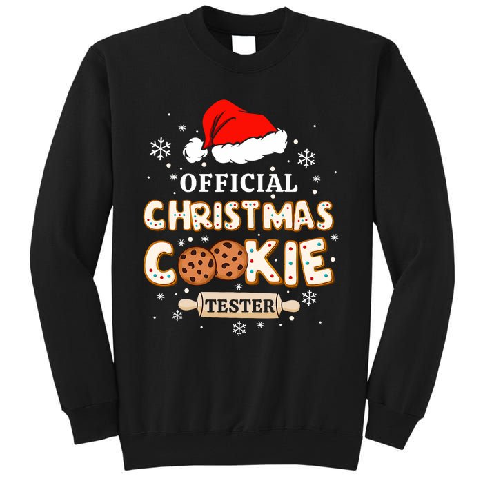 Christmas Cookie Tester Taster Baking Crew Tall Sweatshirt