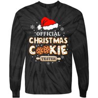 Christmas Cookie Tester Taster Baking Crew Tie-Dye Long Sleeve Shirt