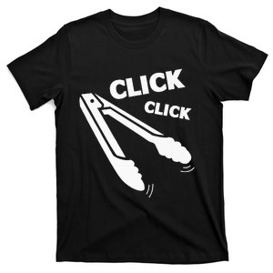 Click Click Tongs BBQ Barbecue Funny Premium T-Shirt