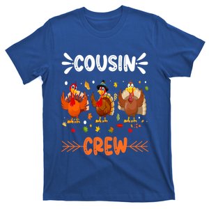 Cousin Crew Turkey Family Thanksgiving Pajamas Matching Gift T-Shirt