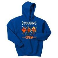 Cousin Crew Turkey Family Thanksgiving Pajamas Matching Gift Kids Hoodie