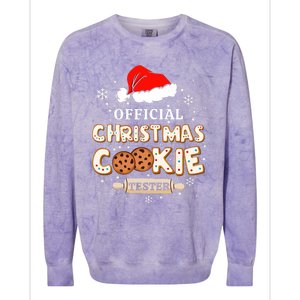 Christmas Cookie Tester Taster Baking Crew Colorblast Crewneck Sweatshirt