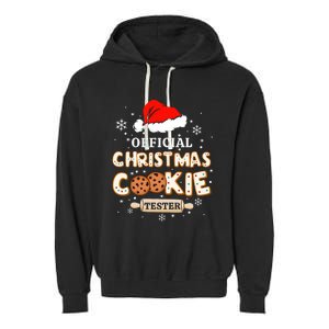 Christmas Cookie Tester Taster Baking Crew Garment-Dyed Fleece Hoodie