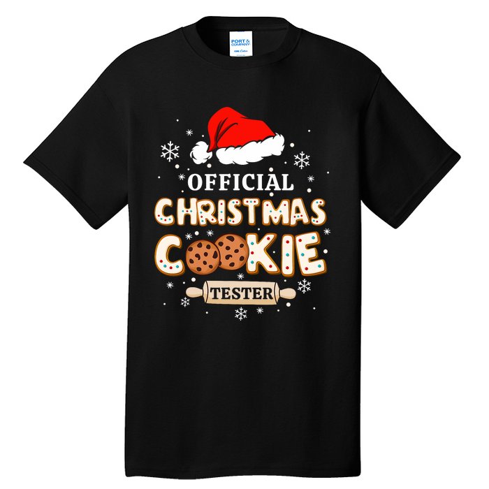 Christmas Cookie Tester Taster Baking Crew Tall T-Shirt