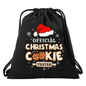 Christmas Cookie Tester Taster Baking Crew Drawstring Bag