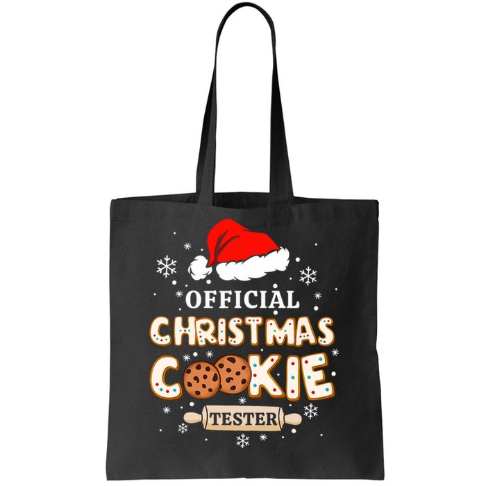 Christmas Cookie Tester Taster Baking Crew Tote Bag