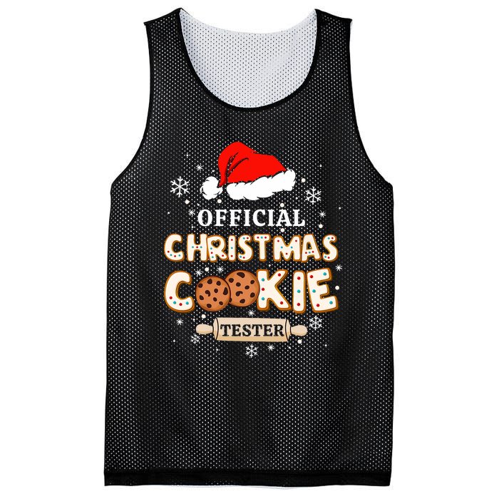 Christmas Cookie Tester Taster Baking Crew Mesh Reversible Basketball Jersey Tank