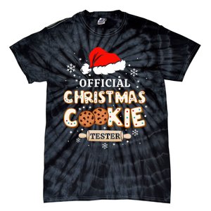 Christmas Cookie Tester Taster Baking Crew Tie-Dye T-Shirt