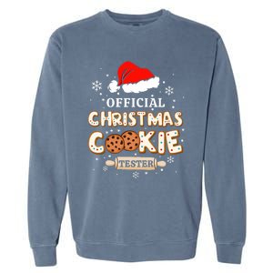 Christmas Cookie Tester Taster Baking Crew Garment-Dyed Sweatshirt