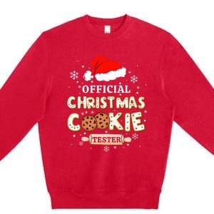 Christmas Cookie Tester Taster Baking Crew Premium Crewneck Sweatshirt