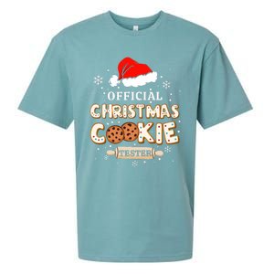 Christmas Cookie Tester Taster Baking Crew Sueded Cloud Jersey T-Shirt