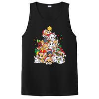 Chihuahua Christmas Tree Santa Dog Lover Xmas Women PosiCharge Competitor Tank