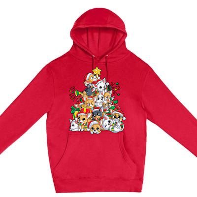 Chihuahua Christmas Tree Santa Dog Lover Xmas Women Premium Pullover Hoodie