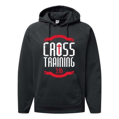 Christian Cross Training 316 Workout Fitness Performance Fleece Hoodie