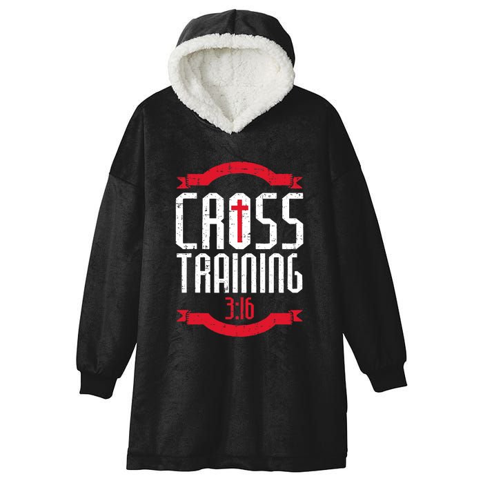 Christian Cross Training 316 Workout Fitness Hooded Wearable Blanket