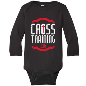 Christian Cross Training 316 Workout Fitness Baby Long Sleeve Bodysuit