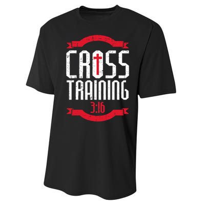 Christian Cross Training 316 Workout Fitness Performance Sprint T-Shirt