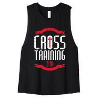 Christian Cross Training 316 Workout Fitness Women's Racerback Cropped Tank