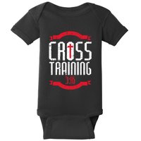 Christian Cross Training 316 Workout Fitness Baby Bodysuit