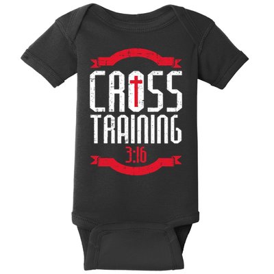 Christian Cross Training 316 Workout Fitness Baby Bodysuit