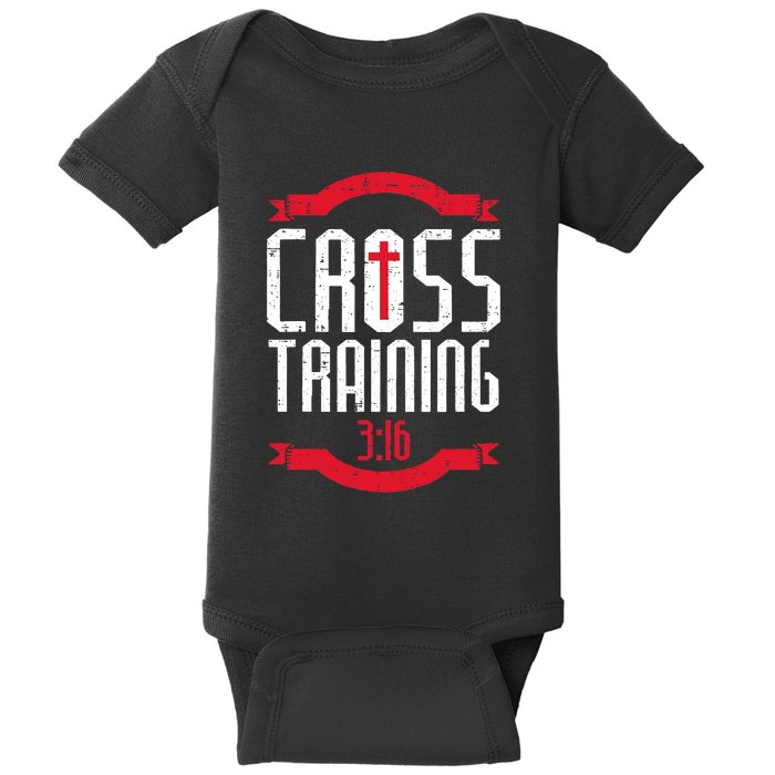 Christian Cross Training 316 Workout Fitness Baby Bodysuit