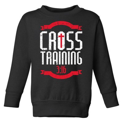 Christian Cross Training 316 Workout Fitness Toddler Sweatshirt