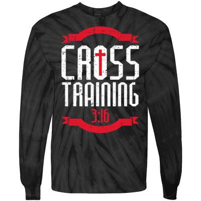 Christian Cross Training 316 Workout Fitness Tie-Dye Long Sleeve Shirt