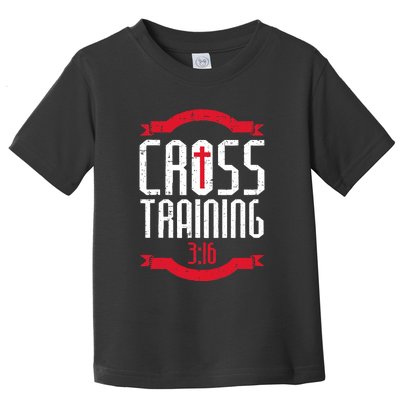 Christian Cross Training 316 Workout Fitness Toddler T-Shirt