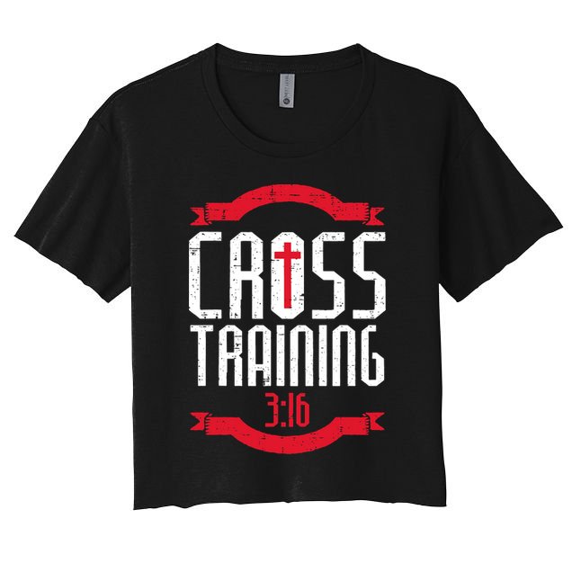 Christian Cross Training 316 Workout Fitness Crop Top