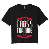 Christian Cross Training 316 Workout Fitness Women's Crop Top Tee