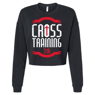 Christian Cross Training 316 Workout Fitness Cropped Pullover Crew