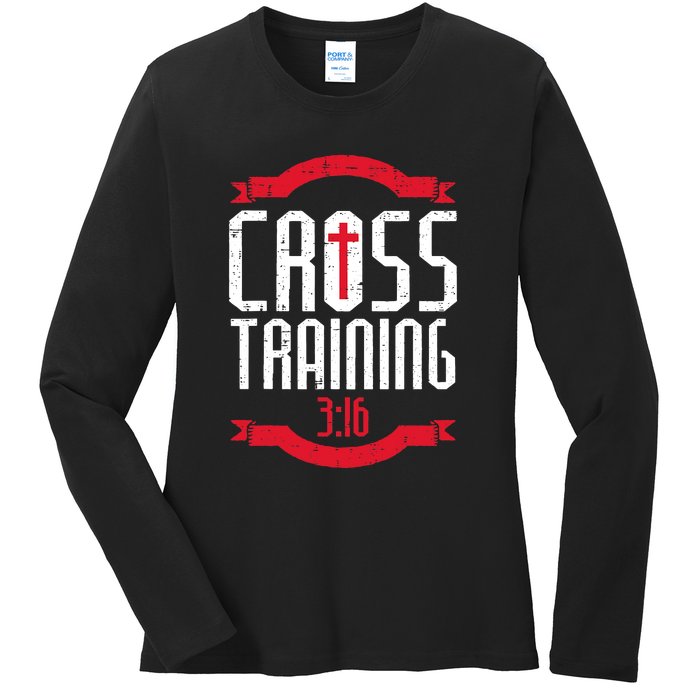 Christian Cross Training 316 Workout Fitness Ladies Long Sleeve Shirt