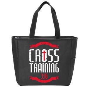 Christian Cross Training 316 Workout Fitness Zip Tote Bag