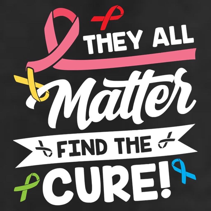 Cancer Cure They All Matter Find The Cure! All Ribbons Adult Drive Performance Visor