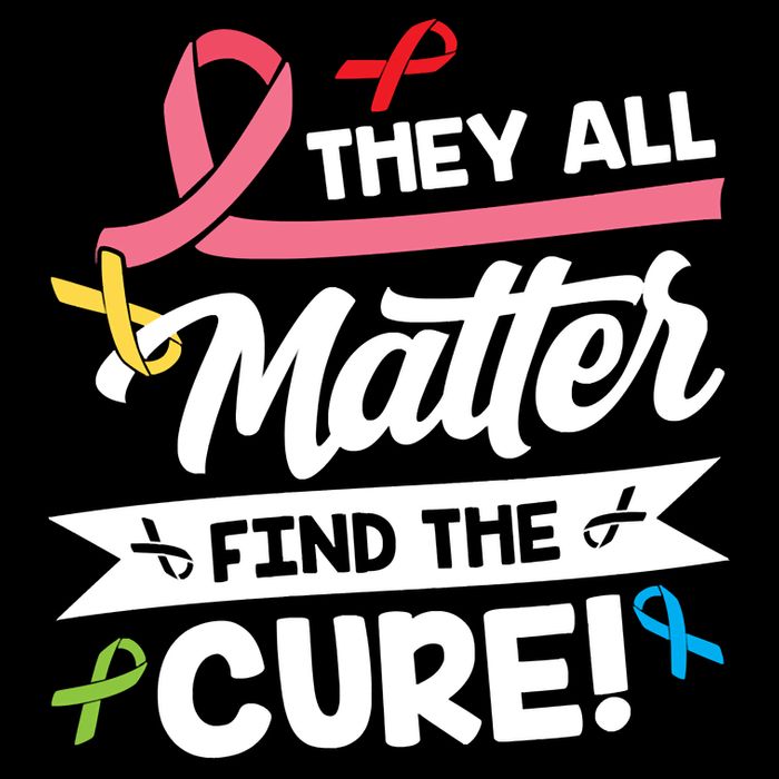 Cancer Cure They All Matter Find The Cure! All Ribbons Zip Tote Bag