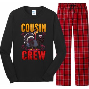 Cousin Crew Thanksgiving Pajamas Cute Gift Long Sleeve Pajama Set