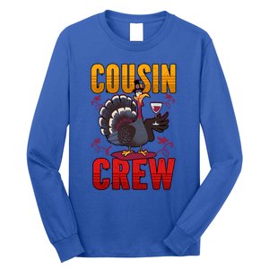 Cousin Crew Thanksgiving Pajamas Cute Gift Long Sleeve Shirt