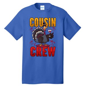 Cousin Crew Thanksgiving Pajamas Cute Gift Tall T-Shirt