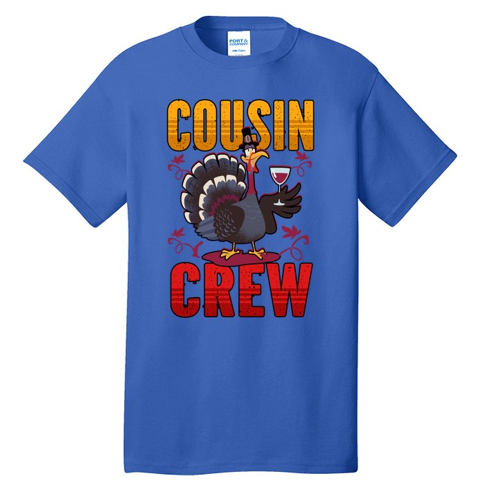 Cousin Crew Thanksgiving Pajamas Cute Gift Tall T-Shirt